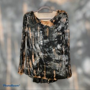 Urban Mangoz Tie Dye long sleeve soft top